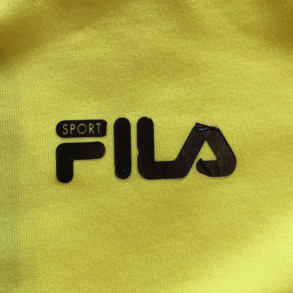 Fila Yellow Performance Tee - Picture 7 of 8